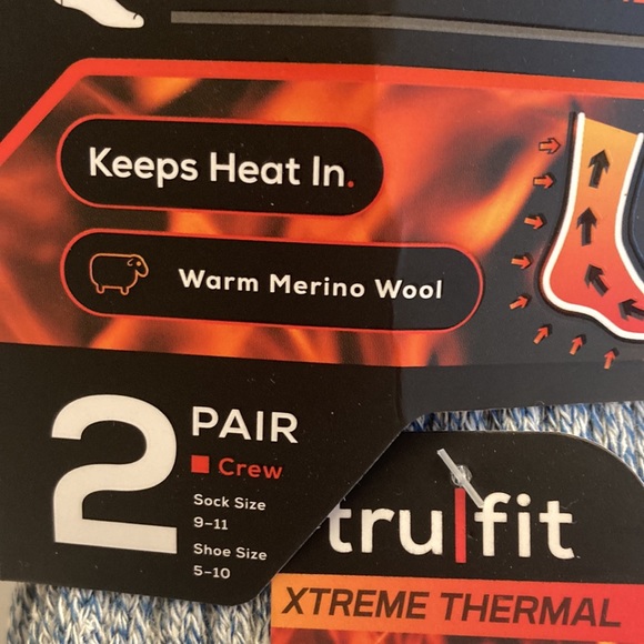 Merino Wool Blend Socks Xtreme Thermal Warm Cold Weather Boot Socks Blue - Picture 6 of 16